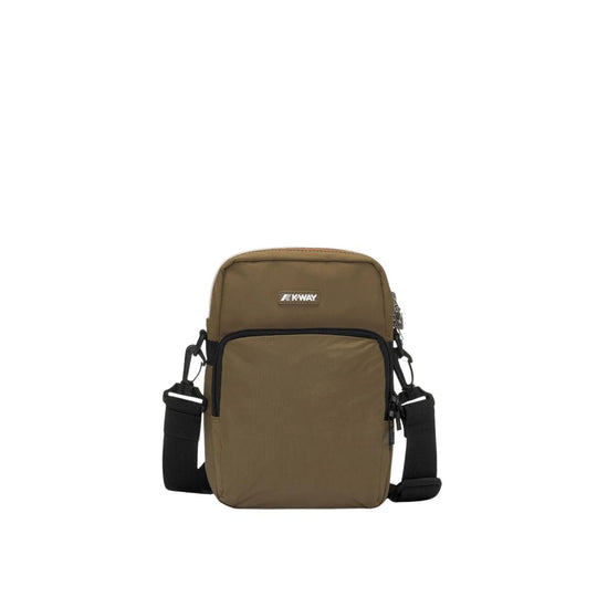 Unisex K-Way Erloy Brown Shoulder Bag