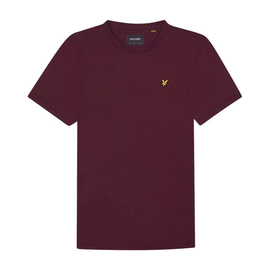 T-shirt Herren Lyle & Scott Logo Bordeaux