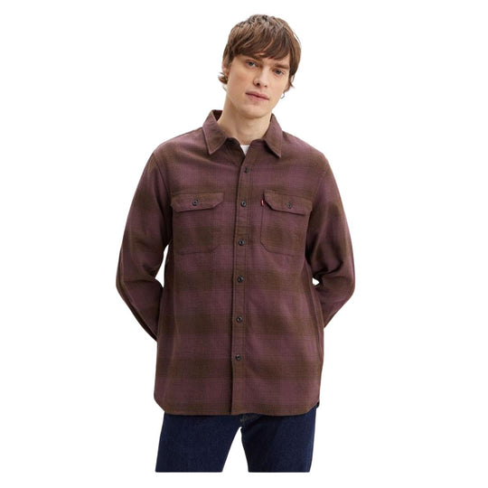 Levi's Jackson Worker Shirt-Jacket Brown / Bordeaux