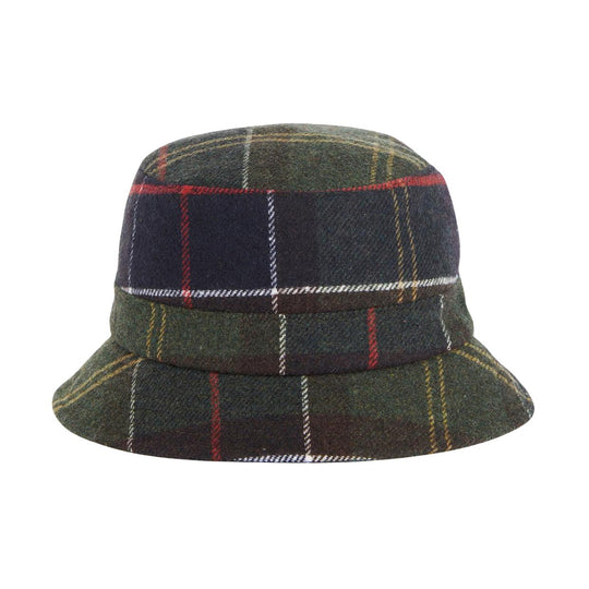 Cappello Donna Barbour Heidi Tartan Verde/Blu