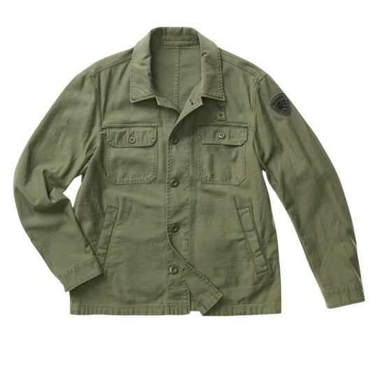 Over Camicia Uomo Blauer Goodale Dyed Verde