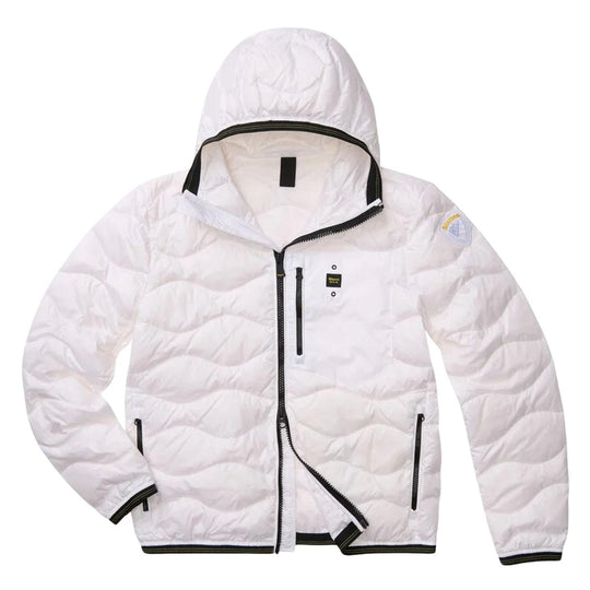 Giubbino Uomo Blauer Bomber Roller 100Gr Bianco