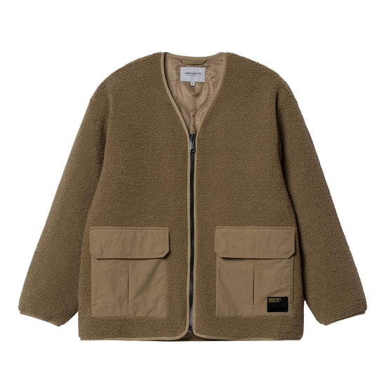 Felpa Uomo Carhartt WIP Devin Liner Marrone