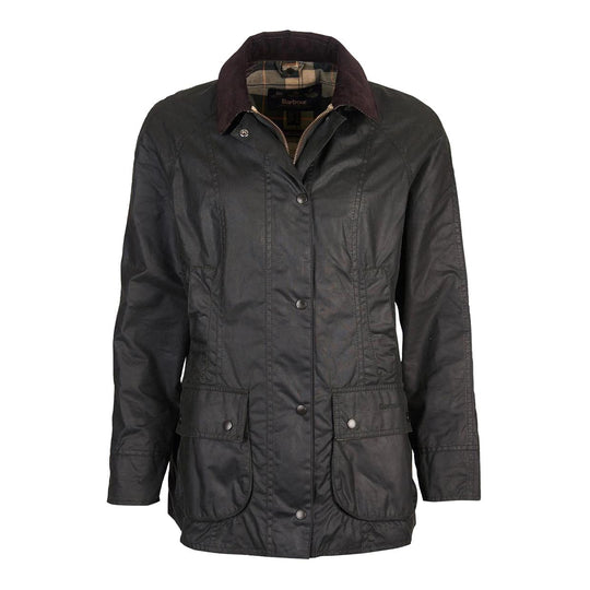Giubbino Donna Barbour Beadnell Wax Verde (SG91)