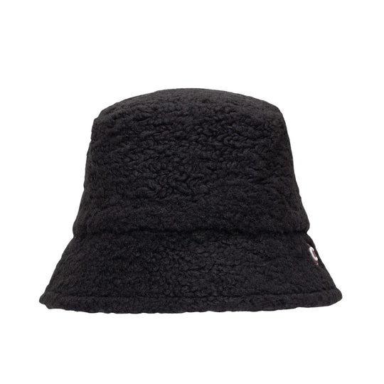 Damen-Mütze Colmar Bucket Teddy Schwarz