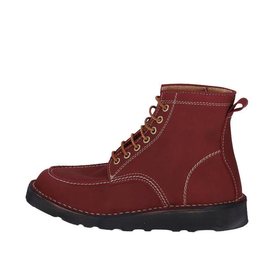 Women's Ankle Boots Lerews Track21 Bordeaux Nubuck
