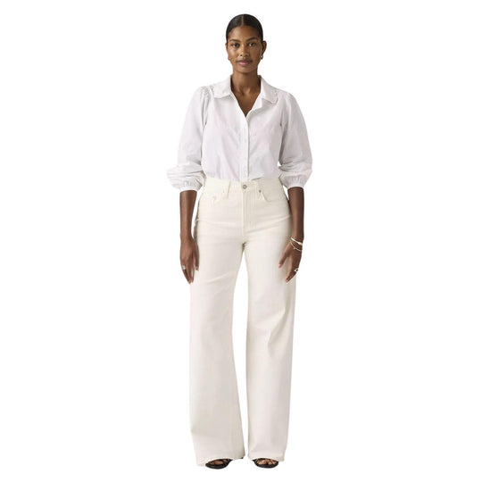 Jeans Donna Levis'S 728 Hr Wide Leg Bianco