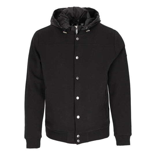 Giubbino Uomo Heskimo Bomber Cappuccio Staccabile Nero