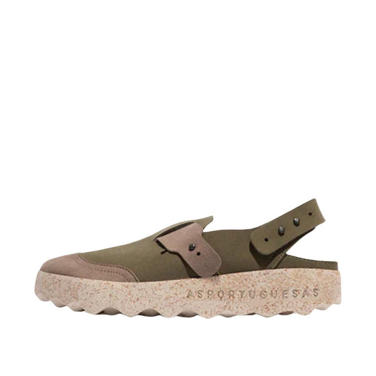 Women's Sandals Asportuguesas Strappy Mules Cute Green / Beige