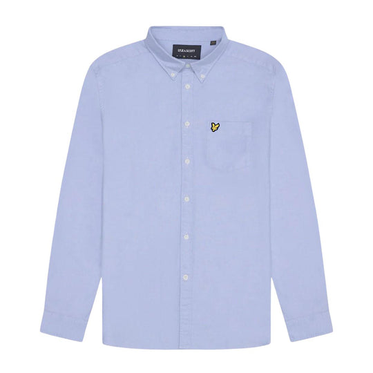 Herrenhemd Lyle & Scott Oxford Hellblau