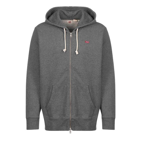 Levi's Men's Original Housemark Full Zip Sweatshirt Gray