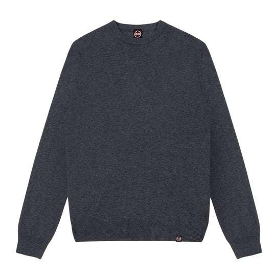 Herrenpullover Colmar glatt gestrickt grau meliert