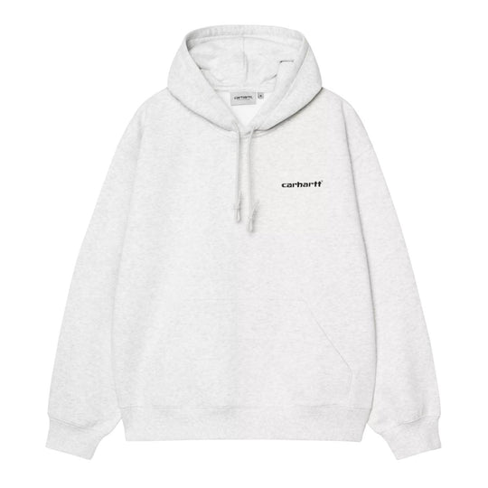 Felpa Uomo Hooded Caps Sweatshirt Grigio Chiaro