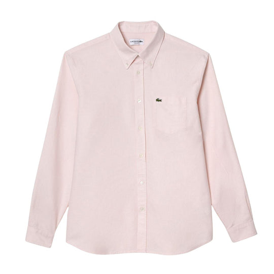 Lacoste Men's Oxford Shirt Pink