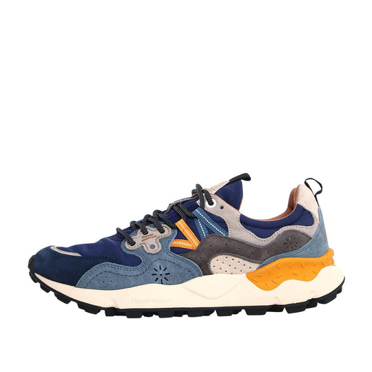 Sneakers Uomo Flower Mountain Yamano 3 Blu Multicolor