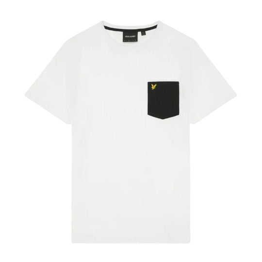 T-shirt Herren Lyle & Scott Tasche Weiß / Schwarz