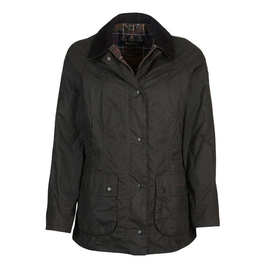 Giubbino Donna Barbour Deadnell Wax Verde