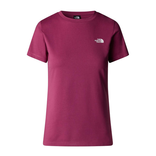 T-Shirt Damen The North Face Simple Dome Kirsche