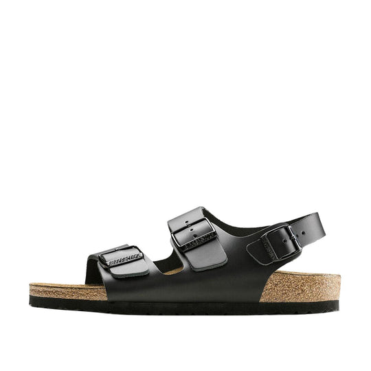 Herrensandalen Birkenstock Milano Naturleder Schwarz