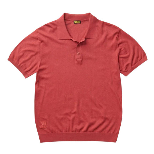 Polo Uomo Blauer Custer Maglia Mattone