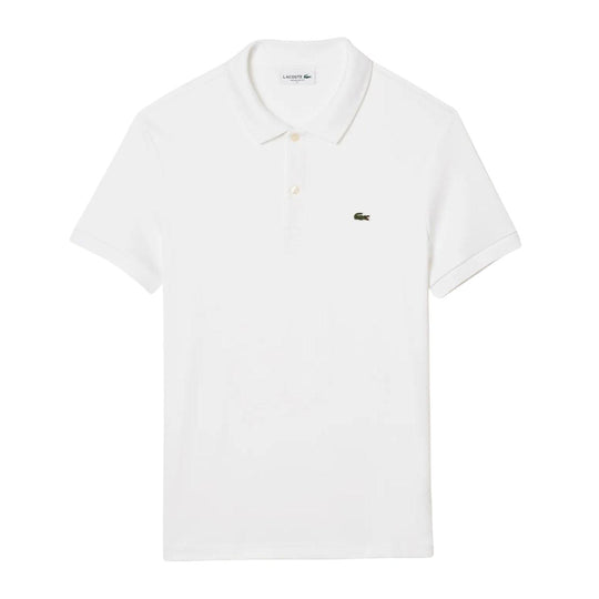 Polo Uomo Lacoste Regular Fit Cotone Pima Bianco