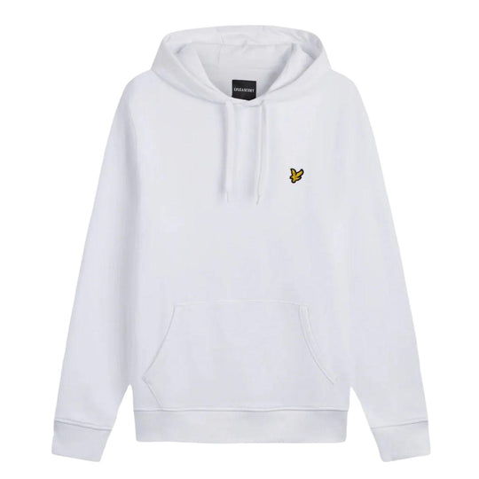 Herren Kapuzenpullover Lyle & Scott Logo Weiß