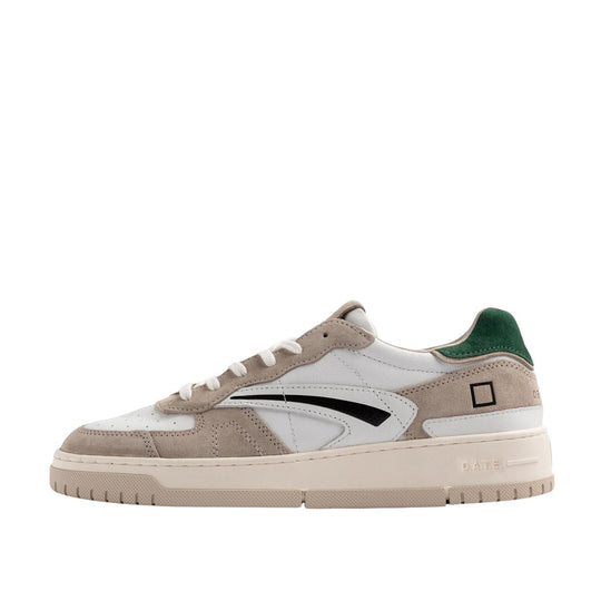 Sneakers Uomo D.A.T.E. Torneo Tennis Retrò Bianco/Verde