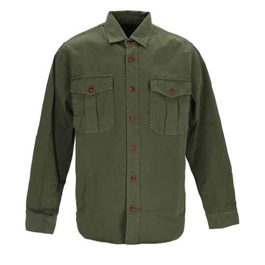 Camicia Uomo Chesapeake'S Camicia Guardia Parco Verde Militare