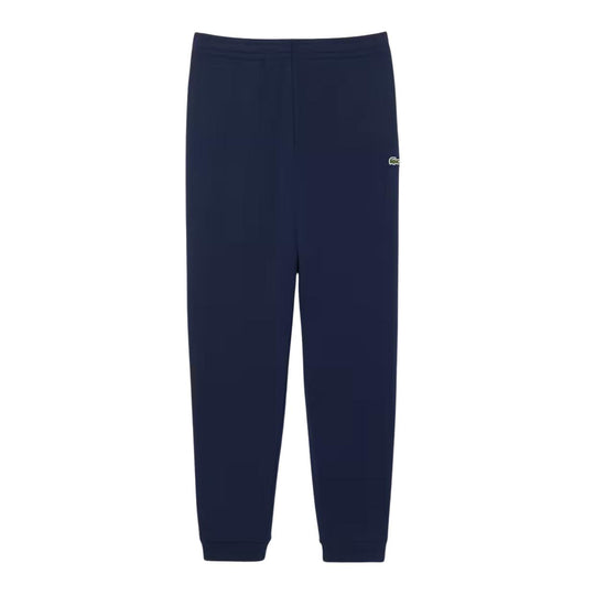Pantalone Felpa Uomo Lacoste Unito Polsino Blu