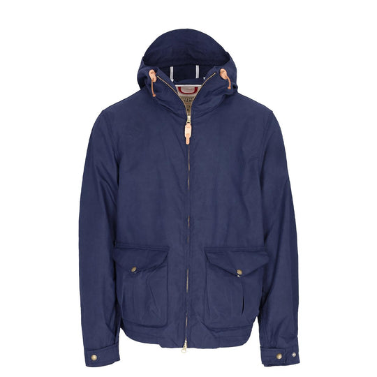 Manifattura Ceccarelli Hooded Blazer Jacket Navy Blue