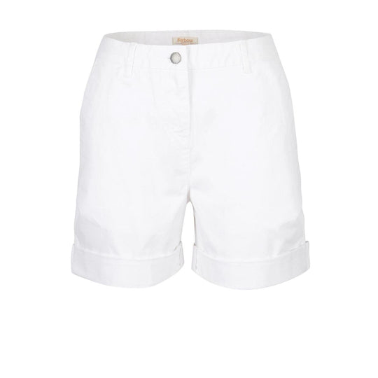 Bermuda Damen Barbour Chino Weiß