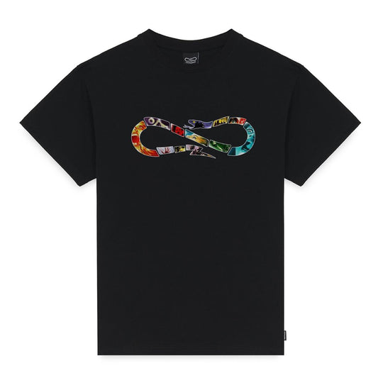 T-shirt Uomo Propaganda Logo VHS Nero / Multicolor