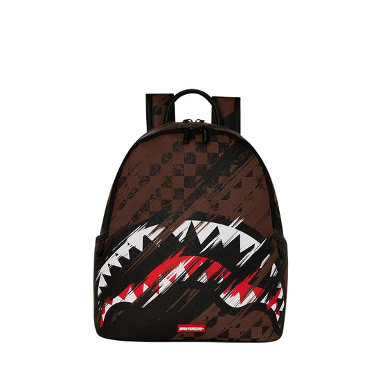 Zaino Unisex Sprayground Smeared Grunge Mini Back Marrone/Multicolor