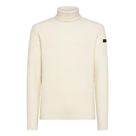 Maglione Uomo RRD Bouclè Turtleneck Knit Panna