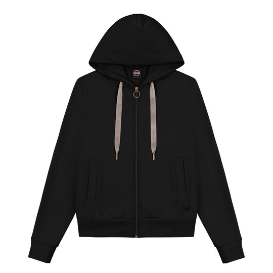 Felpa Donna Colmar Full Zip Cappuccio Nero