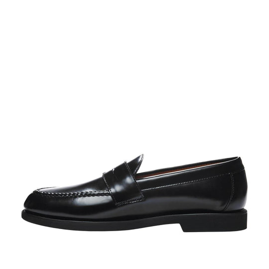 Mocassini Uomo in Pelle Neri RYAN BRUSHED