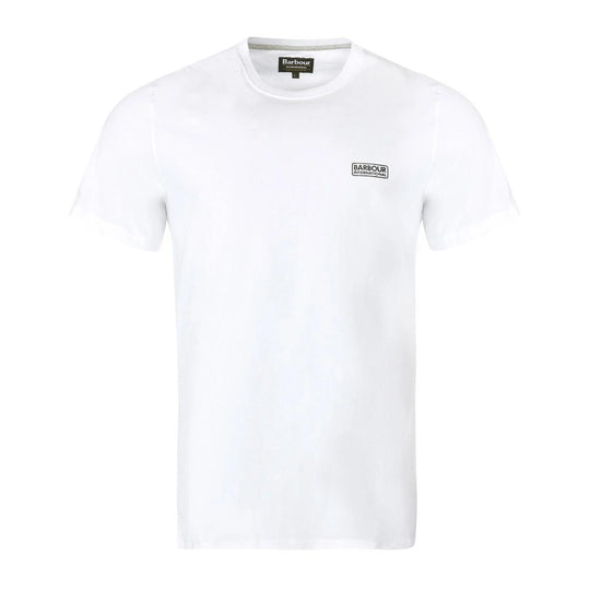 T-shirt Uomo Barbour International Essential Logo Bianco
