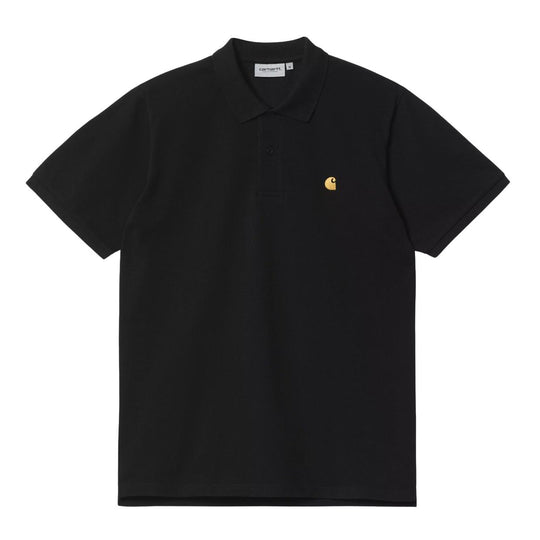 Polo Uomo Carhartt Wip S/S Chase Piquet Nero