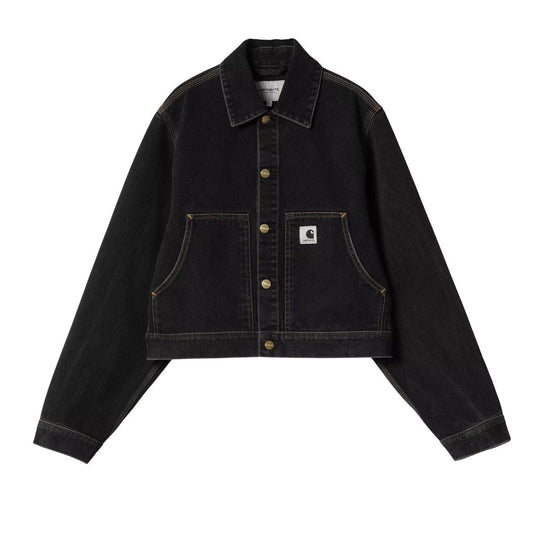 Giubbino Donna Carhartt WIP W' Arca Nero (stone washed)