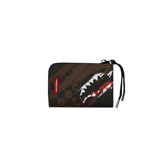 Partafogli Unisex Sprayground Smeared Grunge Wallet Marrone/Multicolor