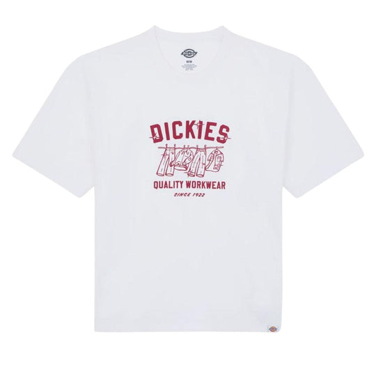 T-shirt Uomo Dickies Laundry Boxy Bianco