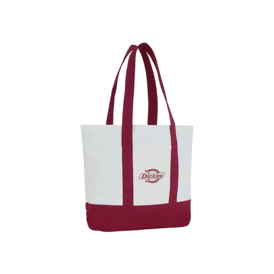 Unisex-Tasche Dickies Logo Canvas Tote Creme/Bordeaux
