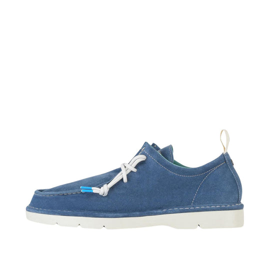 Men's Lace-up Shoe Panchic P19 Suede Blue
