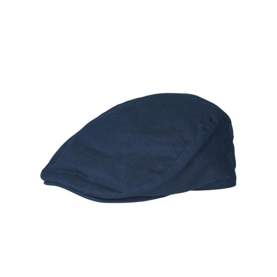 Barbour Finnean Cap Flat Cap Navy Blue
