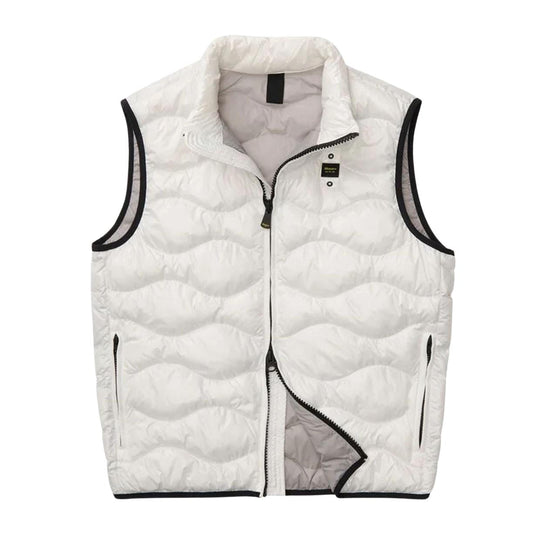 Gilet Uomo Blauer Roller 100Gr Bianco