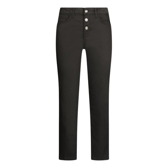 Pantaloni Donna Liu-Jo Cropped Vita Alta Nero