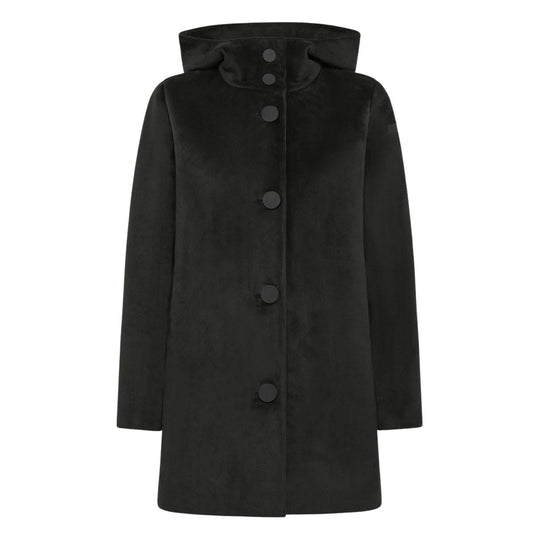 Women's Coat RRD Velvet Neo Parka Lady Black