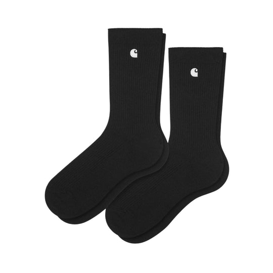 Calzini Carhartt WIP Madison (2er-Pack) Schwarz