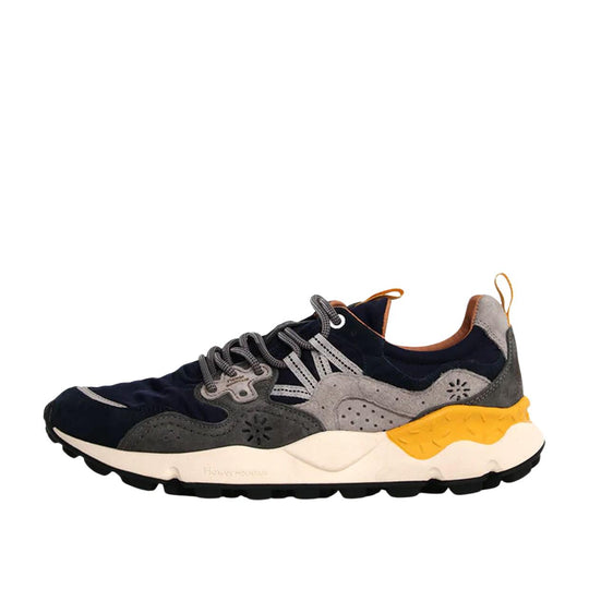 Sneakers Uomo Flower Mountain Yamano 3 Blu Multicolor