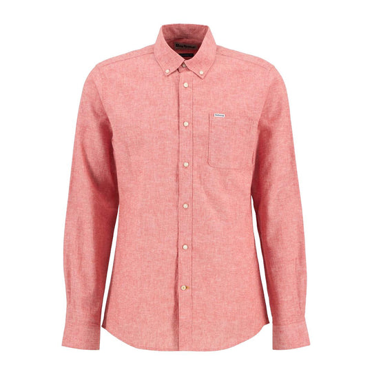 Camicia Uomo Barbour Nelson Tailored Corallo